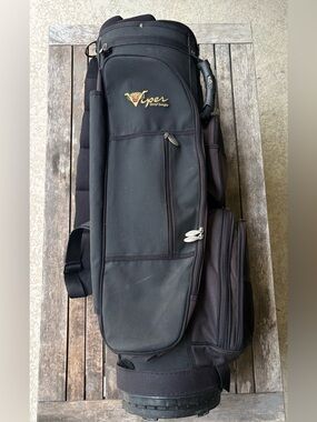 Vintage Viper Black Golf Bag